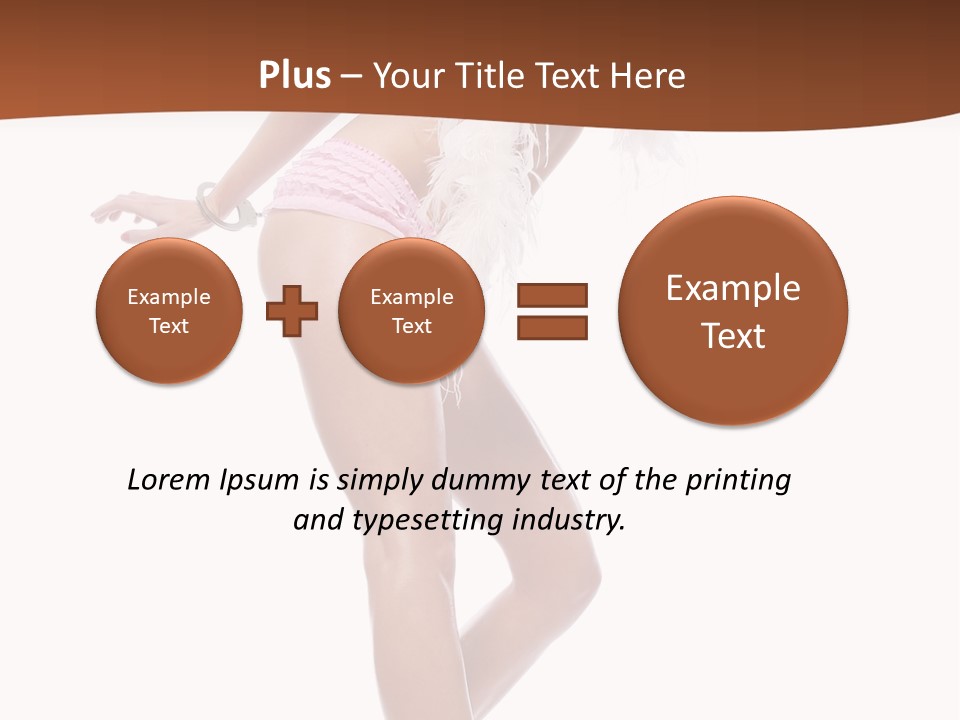 Person Beauty Isolated PowerPoint Template