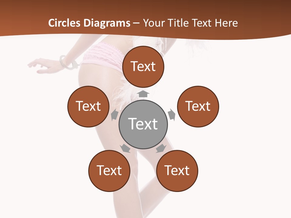 Person Beauty Isolated PowerPoint Template