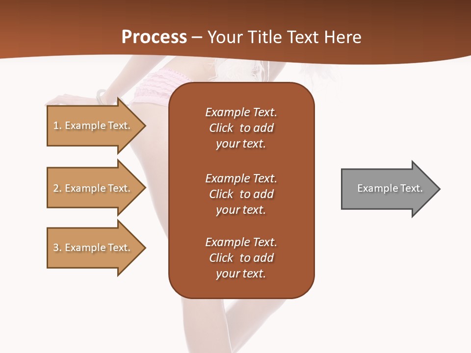 Person Beauty Isolated PowerPoint Template