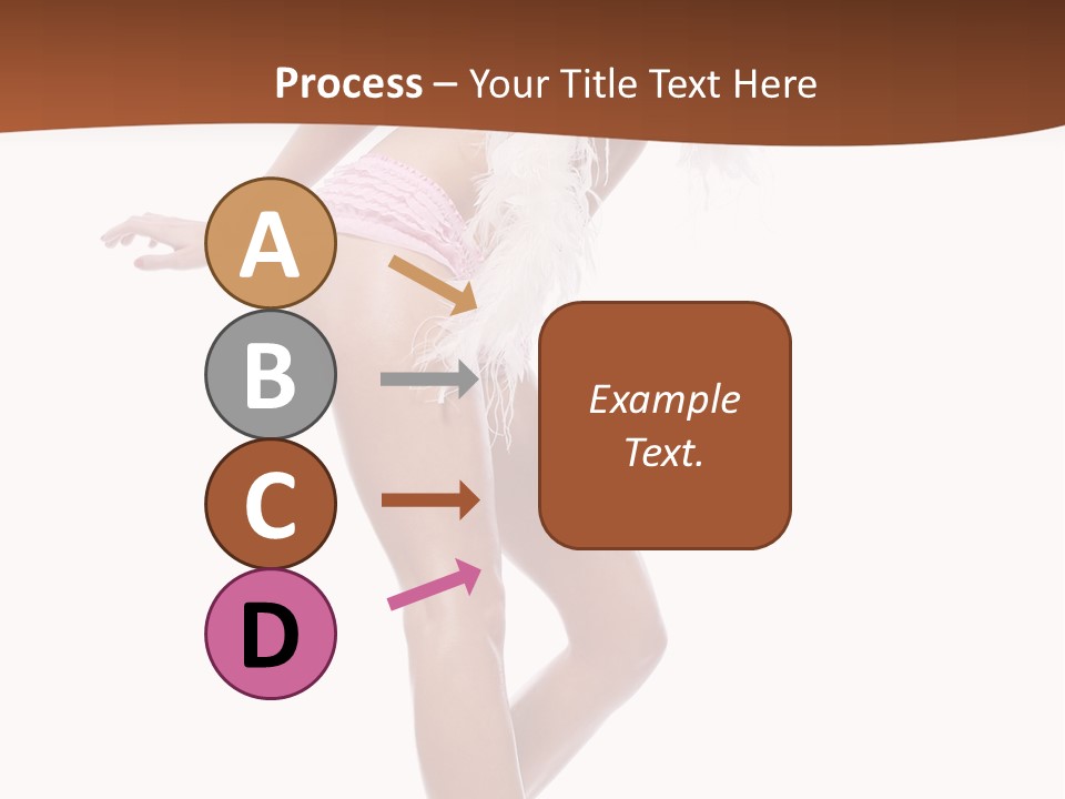 Person Beauty Isolated PowerPoint Template