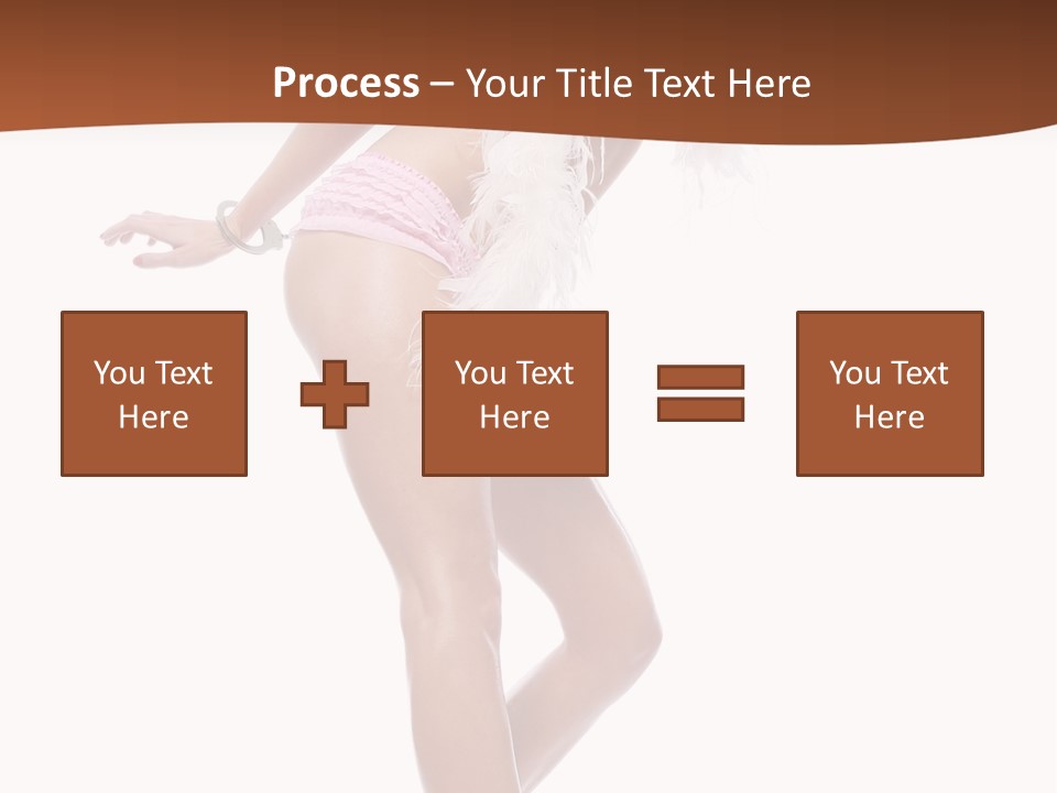 Person Beauty Isolated PowerPoint Template