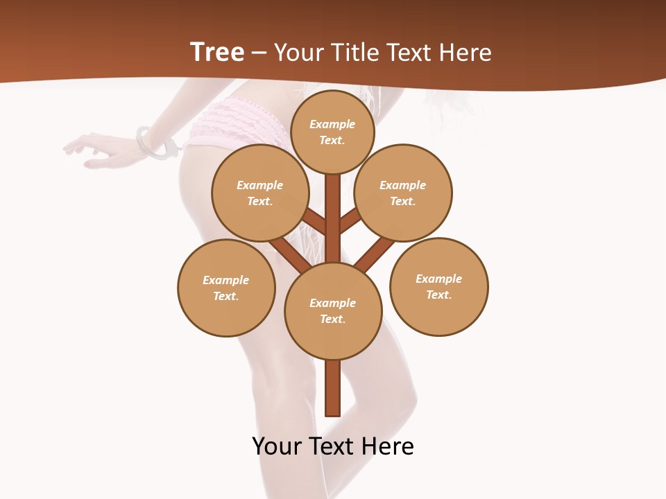 Person Beauty Isolated PowerPoint Template