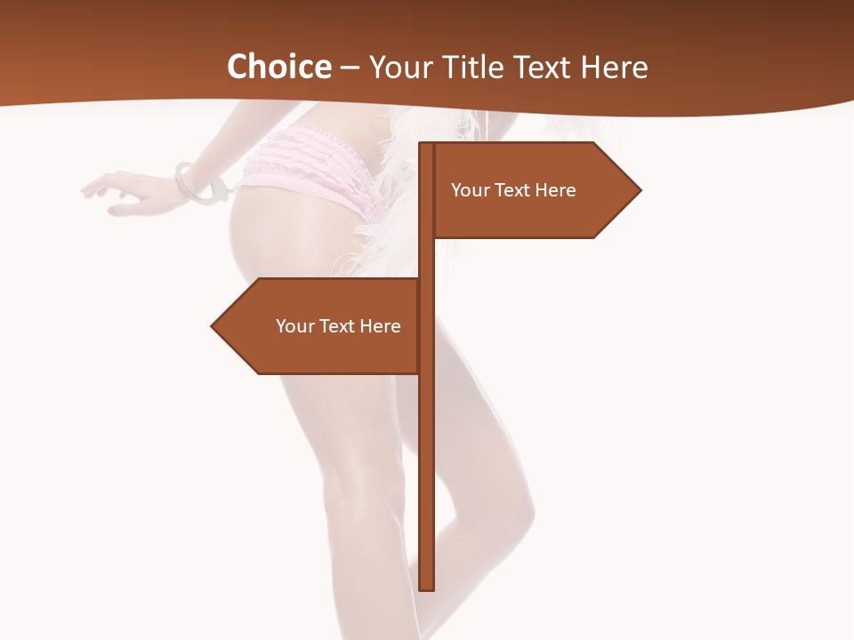 Person Beauty Isolated PowerPoint Template