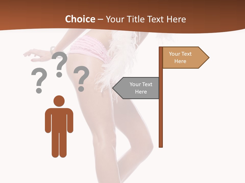 Person Beauty Isolated PowerPoint Template