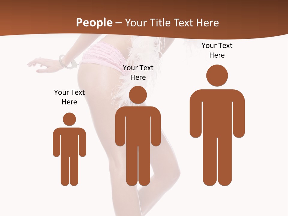 Person Beauty Isolated PowerPoint Template