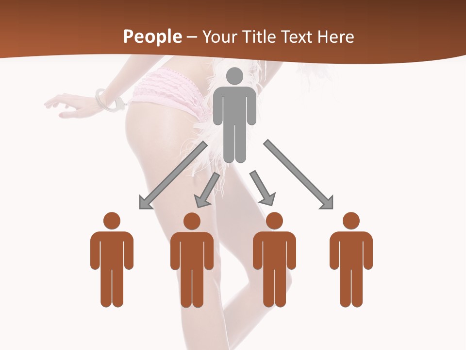 Person Beauty Isolated PowerPoint Template