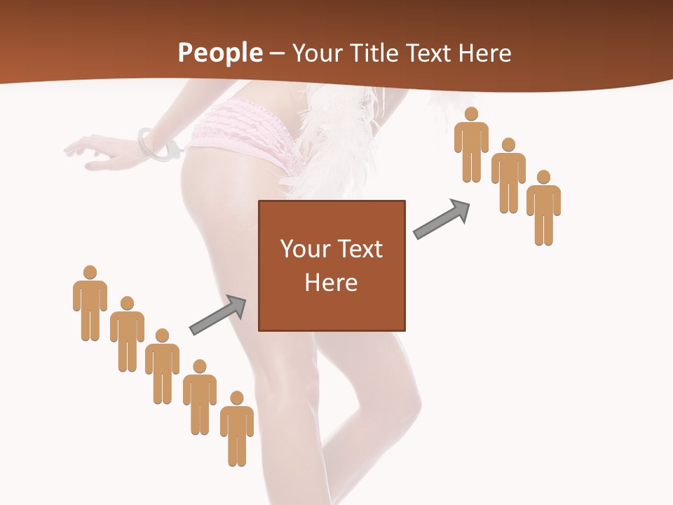 Person Beauty Isolated PowerPoint Template