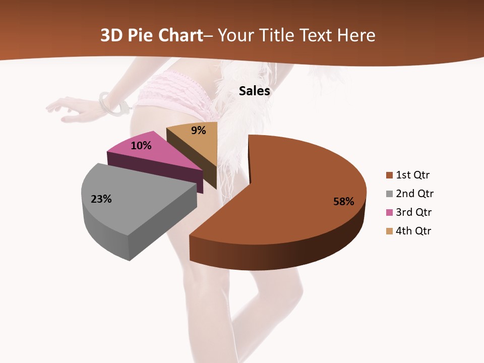 Person Beauty Isolated PowerPoint Template