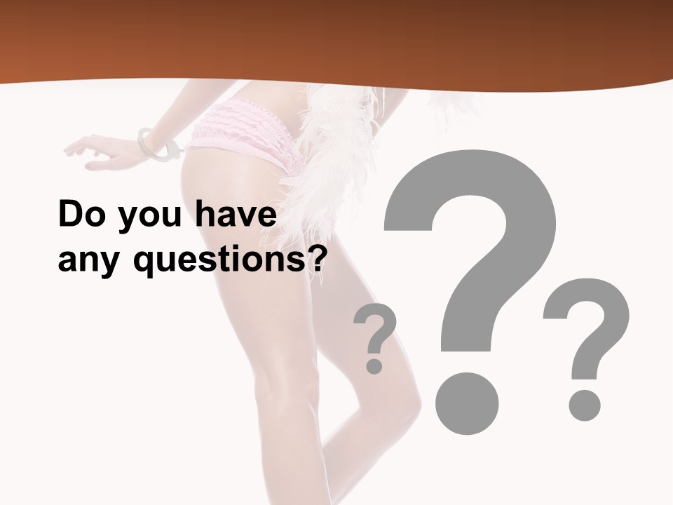 Person Beauty Isolated PowerPoint Template