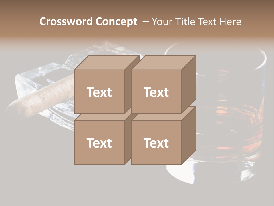 Black Unhealthy Booze PowerPoint Template
