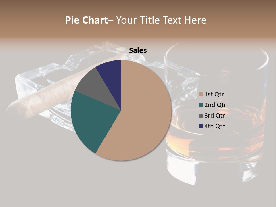 Black Unhealthy Booze PowerPoint Template