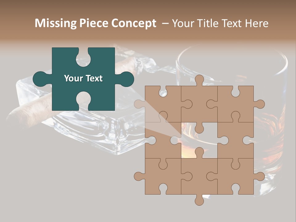 Black Unhealthy Booze PowerPoint Template