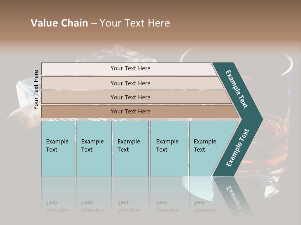 Black Unhealthy Booze PowerPoint Template