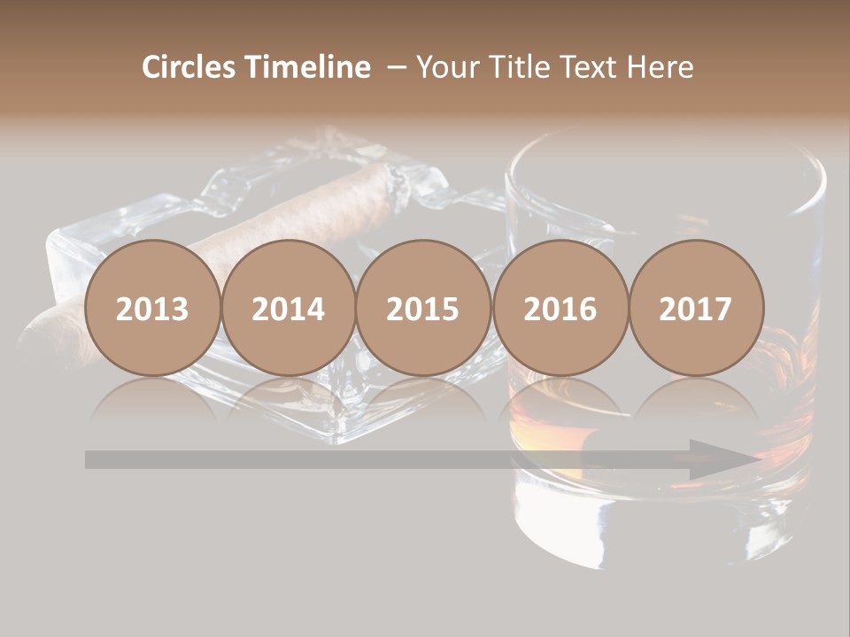 Black Unhealthy Booze PowerPoint Template