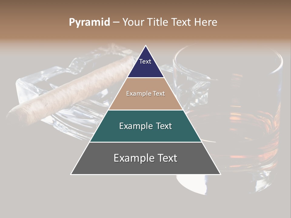 Black Unhealthy Booze PowerPoint Template