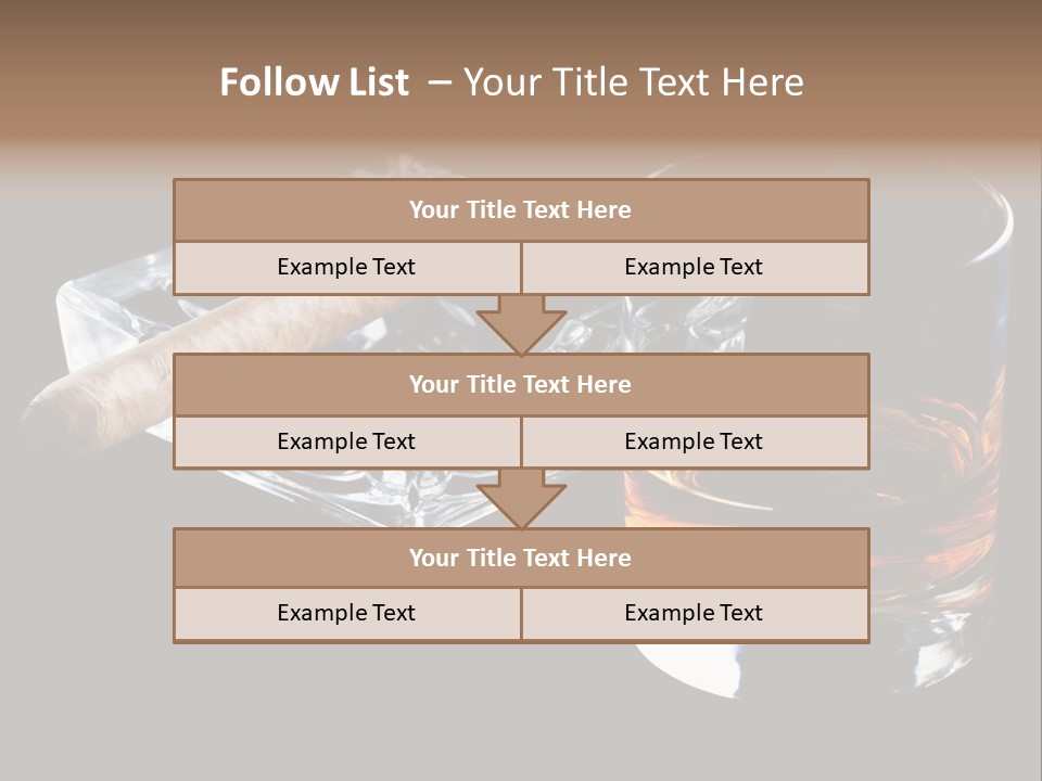 Black Unhealthy Booze PowerPoint Template
