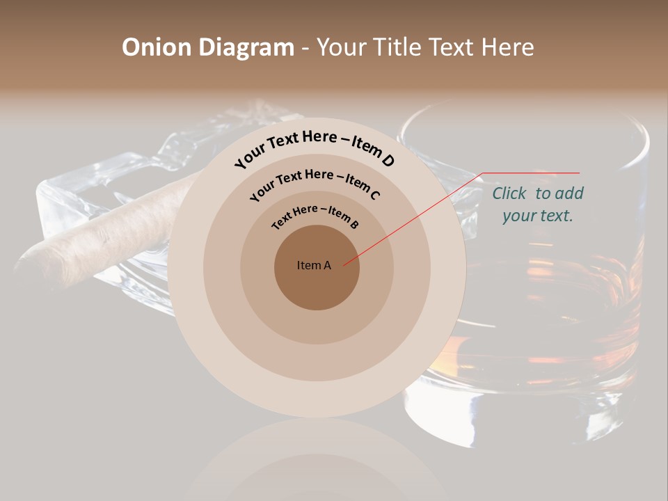 Black Unhealthy Booze PowerPoint Template