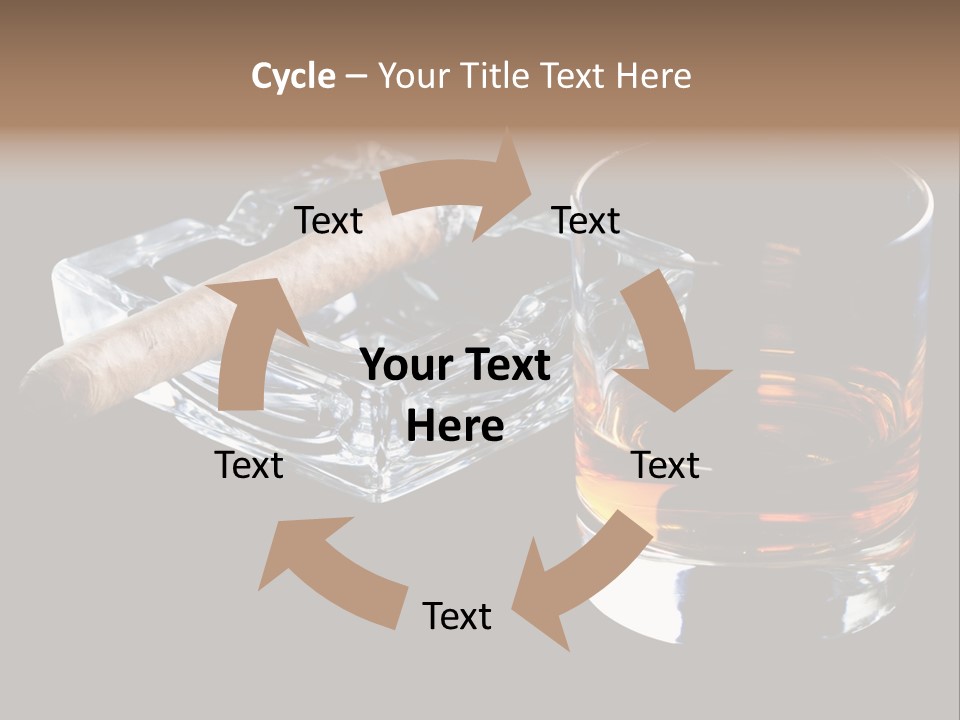 Black Unhealthy Booze PowerPoint Template