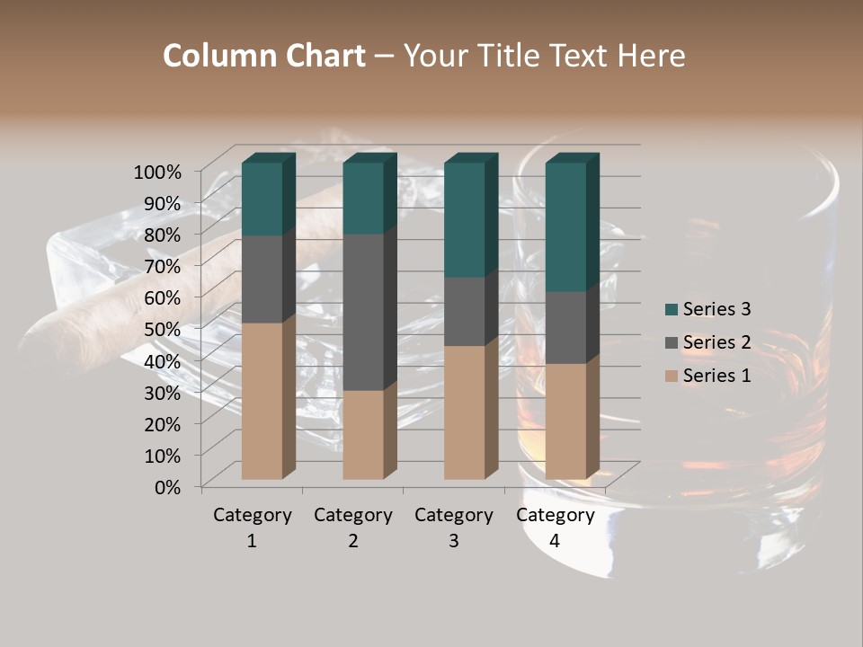 Black Unhealthy Booze PowerPoint Template