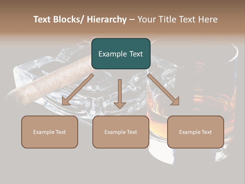 Black Unhealthy Booze PowerPoint Template