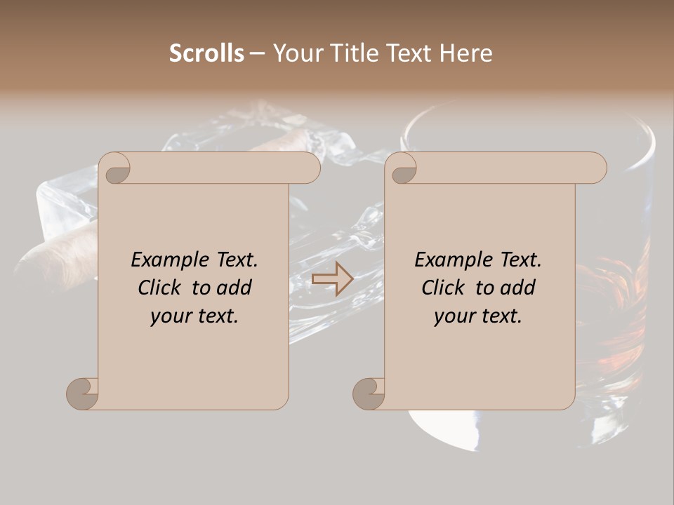 Black Unhealthy Booze PowerPoint Template