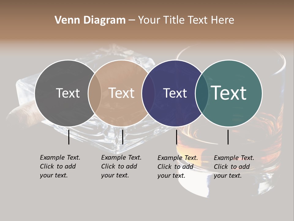 Black Unhealthy Booze PowerPoint Template