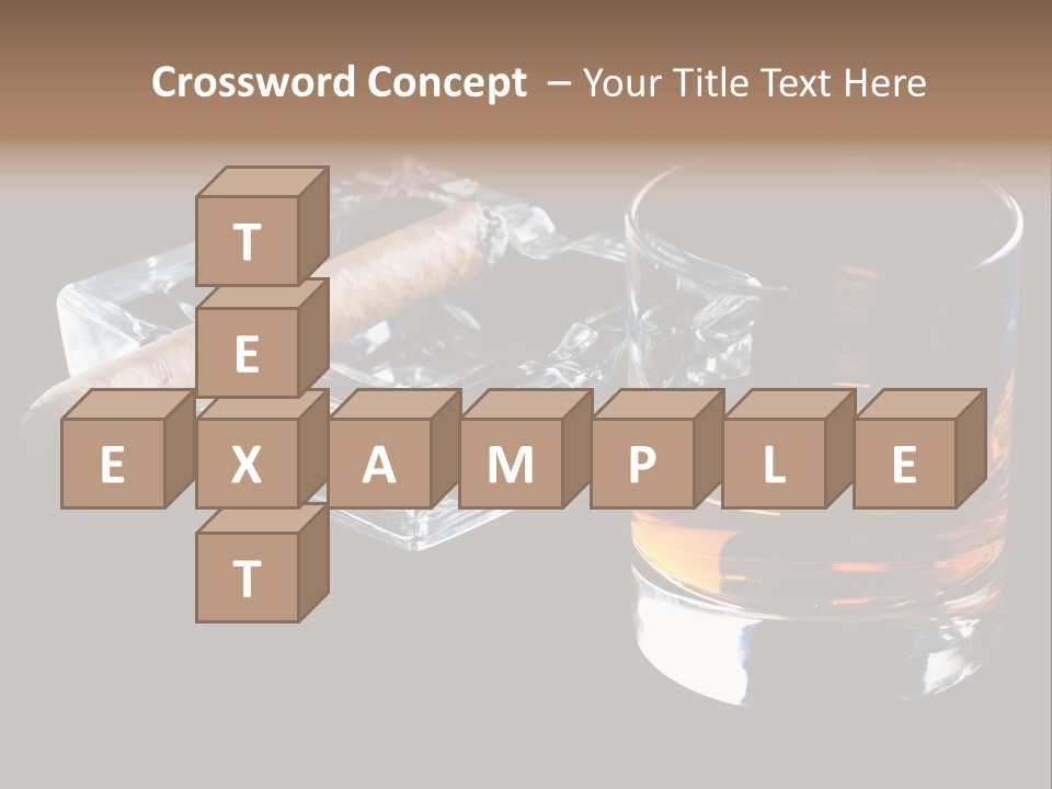 Black Unhealthy Booze PowerPoint Template