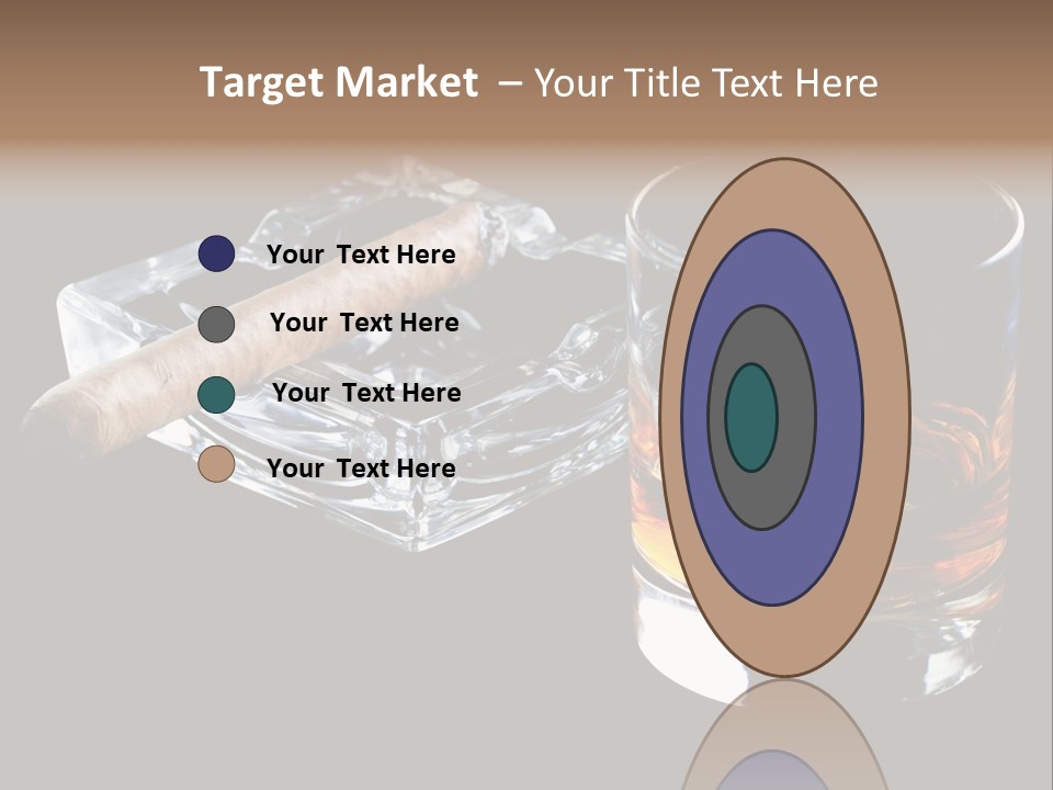 Black Unhealthy Booze PowerPoint Template