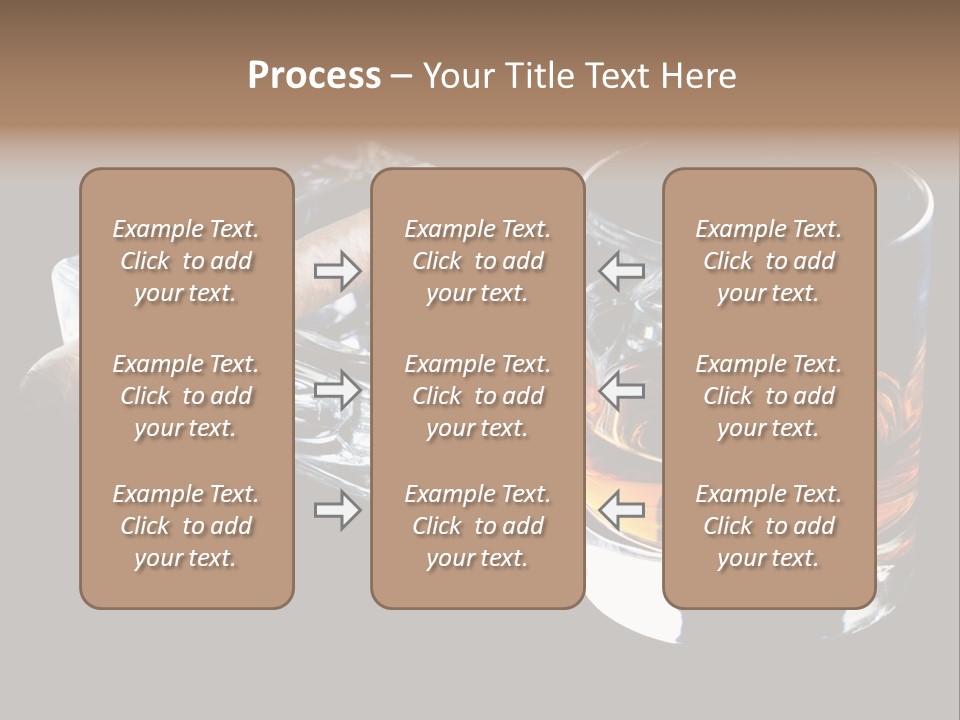 Black Unhealthy Booze PowerPoint Template