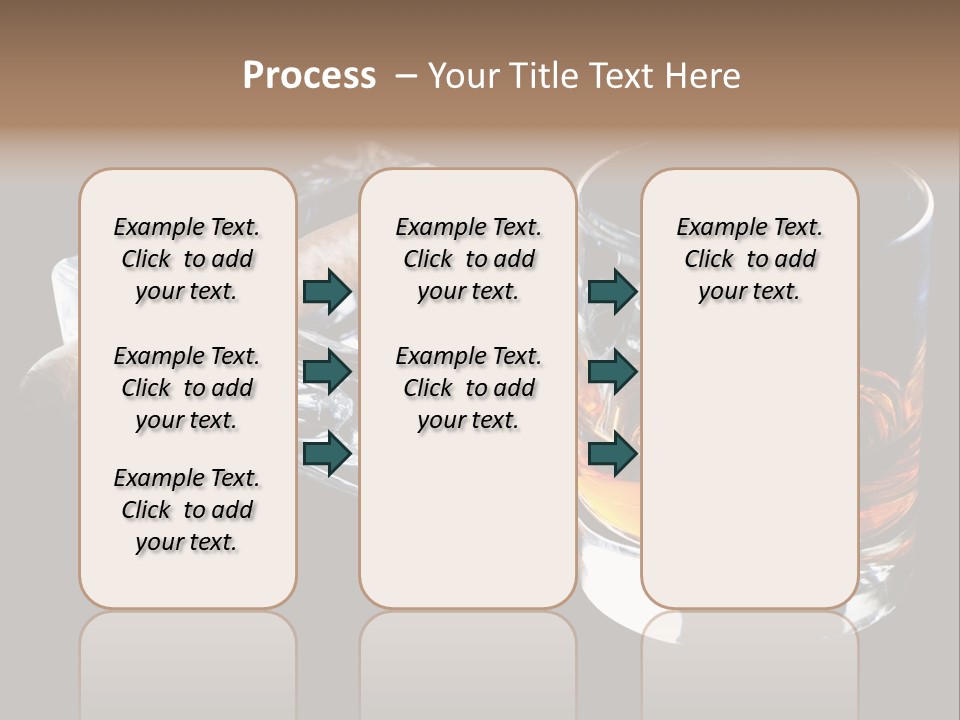 Black Unhealthy Booze PowerPoint Template
