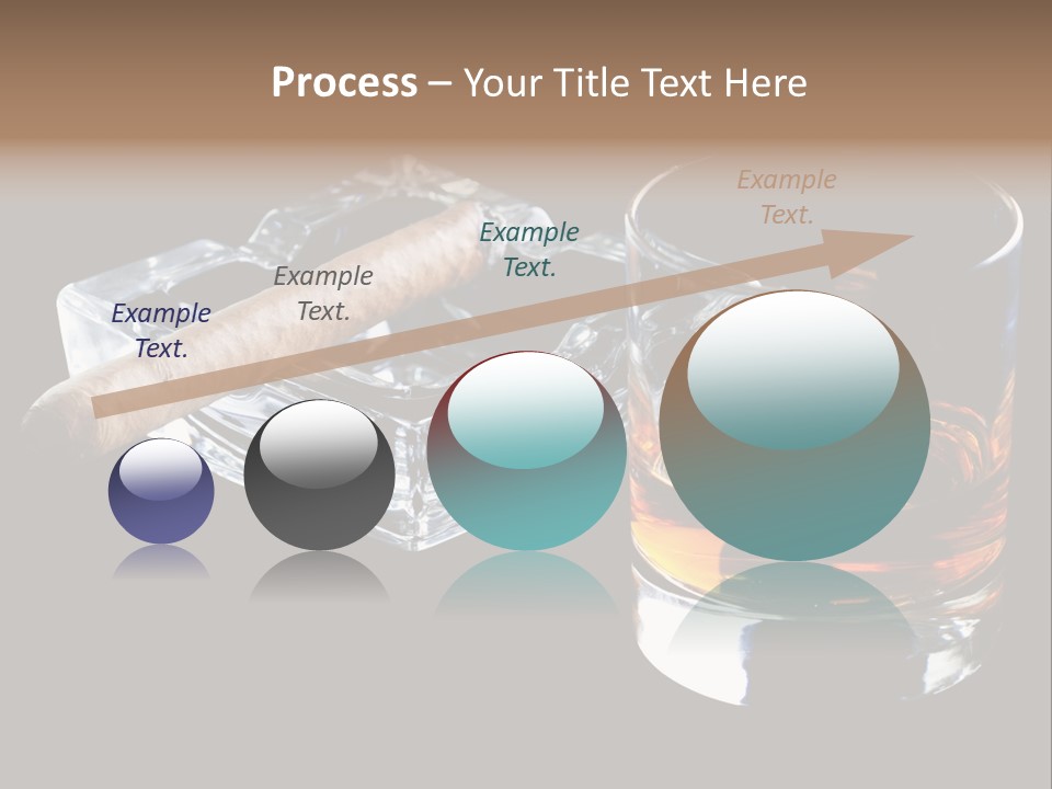 Black Unhealthy Booze PowerPoint Template