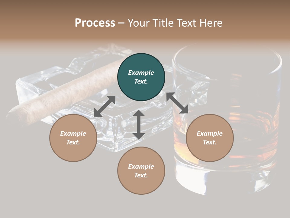 Black Unhealthy Booze PowerPoint Template