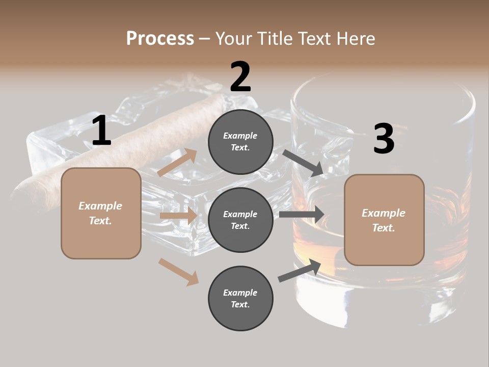Black Unhealthy Booze PowerPoint Template