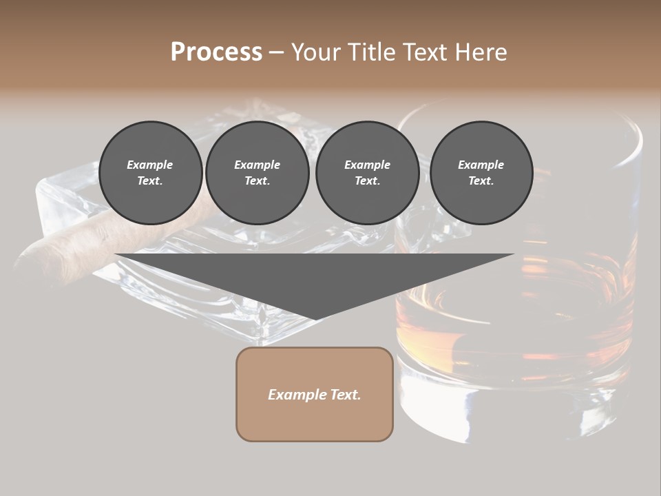 Black Unhealthy Booze PowerPoint Template