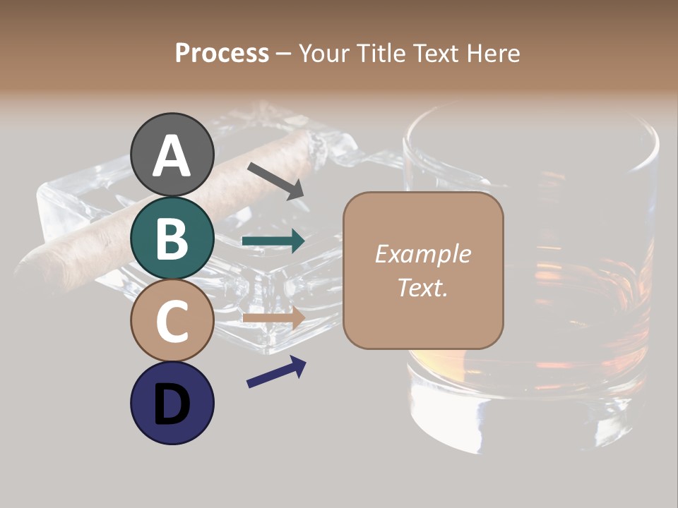 Black Unhealthy Booze PowerPoint Template