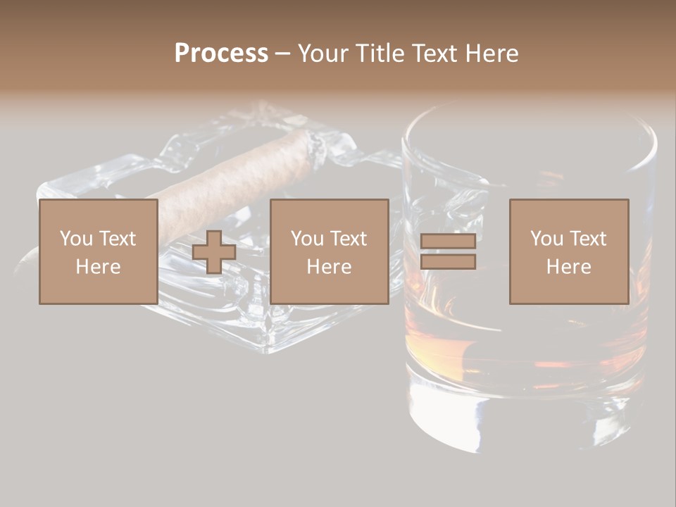 Black Unhealthy Booze PowerPoint Template