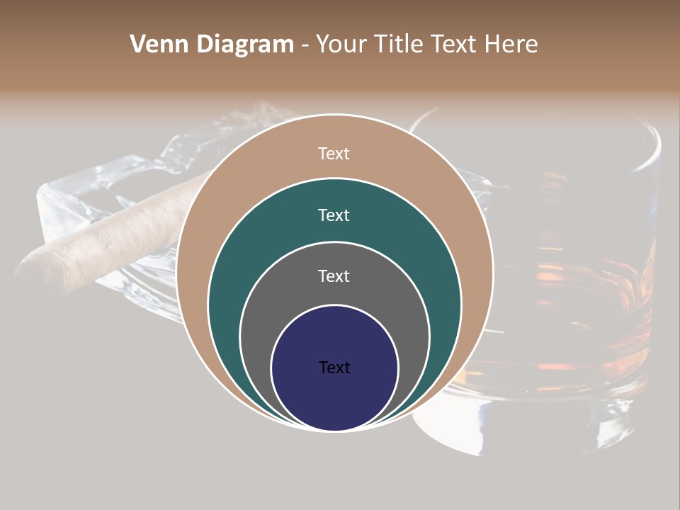 Black Unhealthy Booze PowerPoint Template