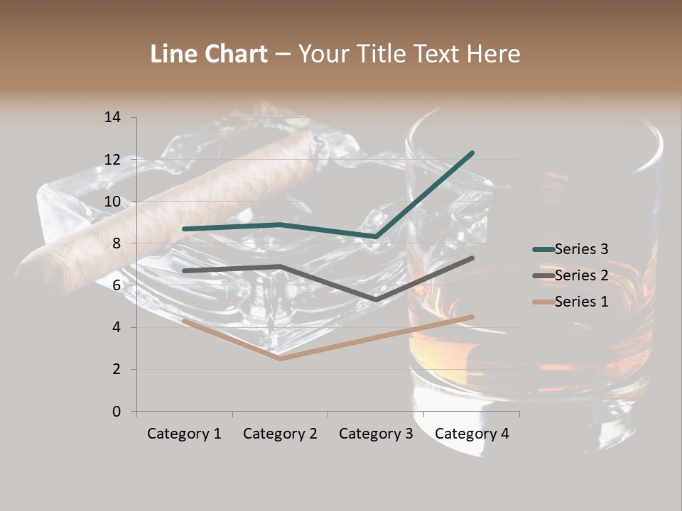 Black Unhealthy Booze PowerPoint Template
