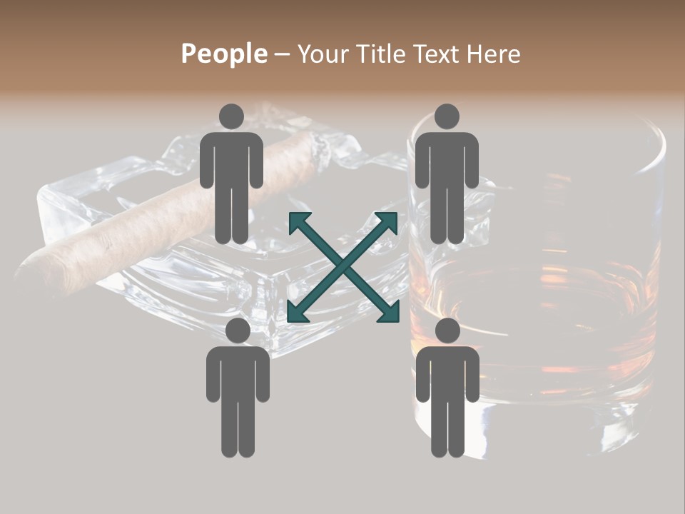 Black Unhealthy Booze PowerPoint Template