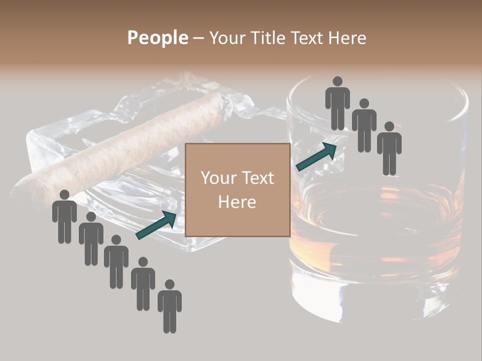 Black Unhealthy Booze PowerPoint Template