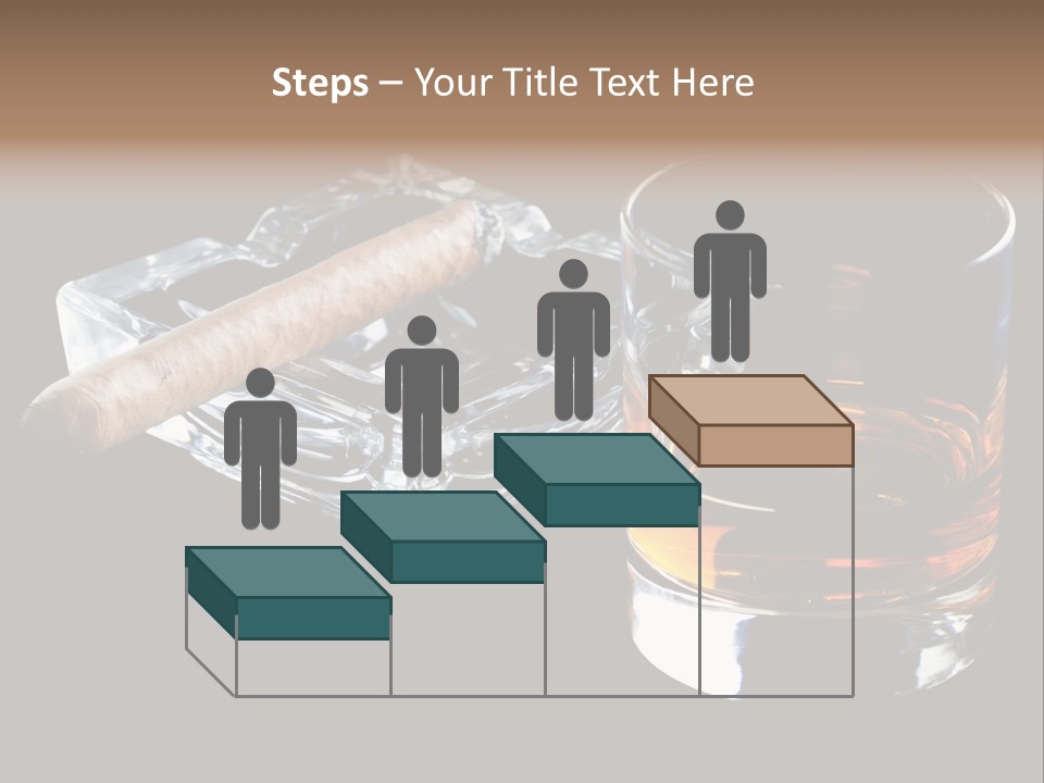 Black Unhealthy Booze PowerPoint Template