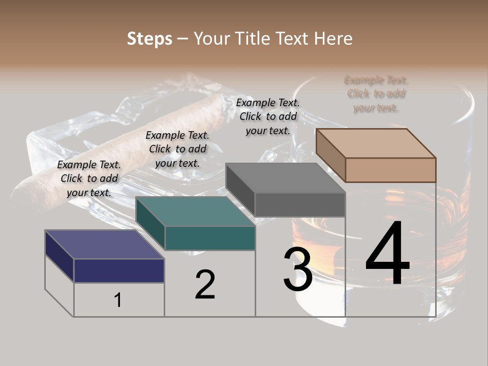 Black Unhealthy Booze PowerPoint Template