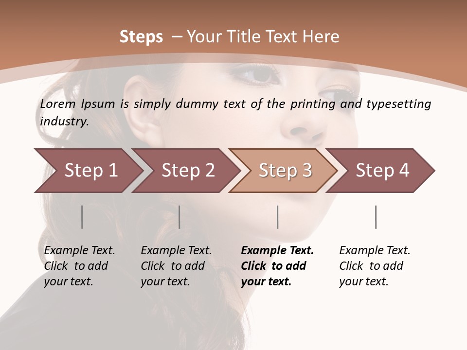 Brown Glamour Stylish PowerPoint Template