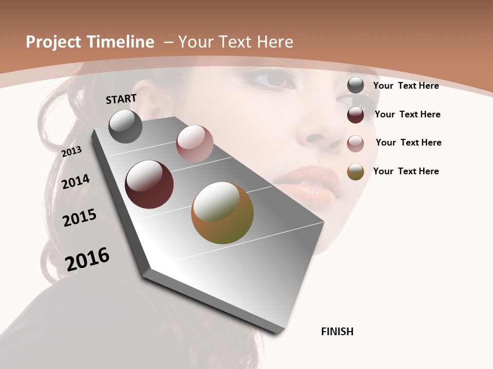 Brown Glamour Stylish PowerPoint Template