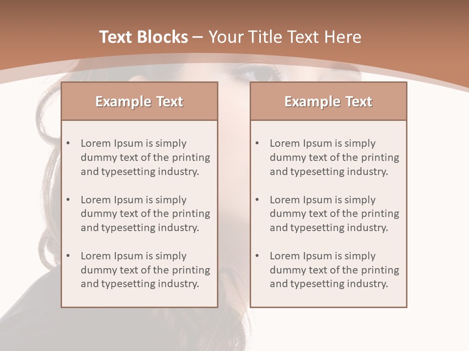 Brown Glamour Stylish PowerPoint Template