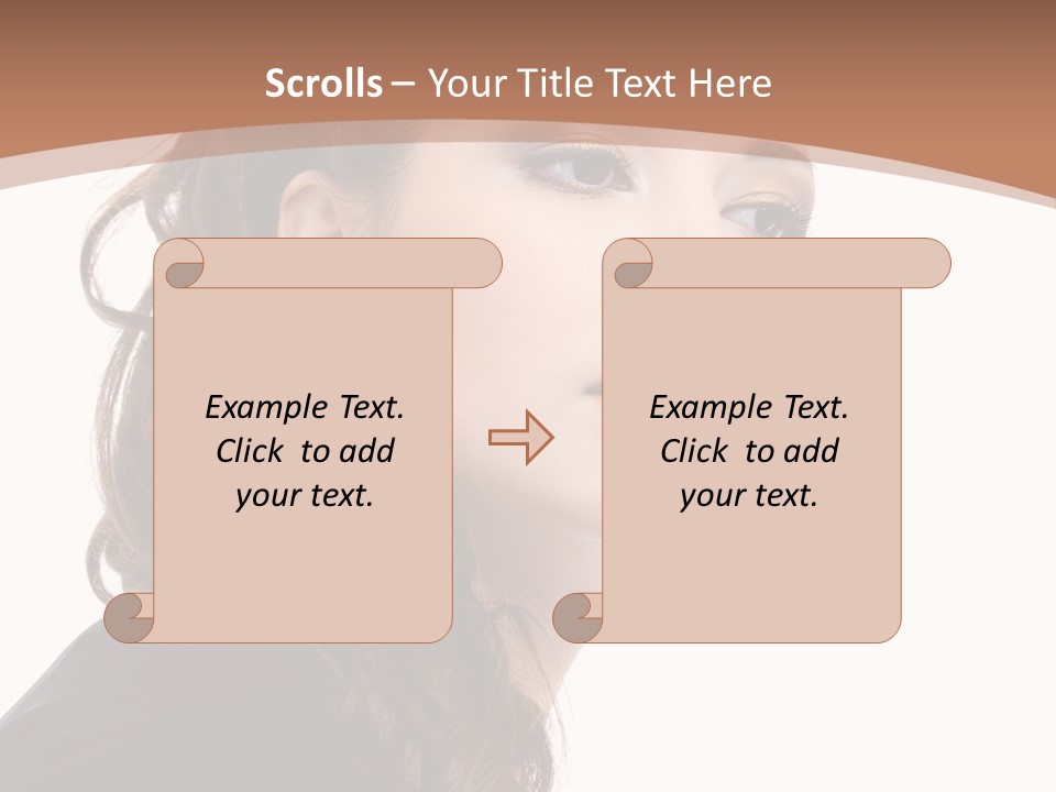 Brown Glamour Stylish PowerPoint Template