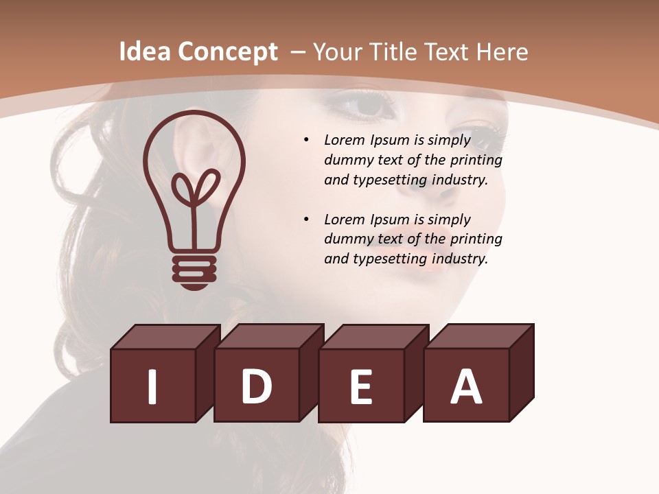 Brown Glamour Stylish PowerPoint Template