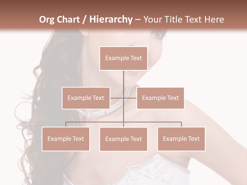 Caucasian Girl Cheerful PowerPoint Template