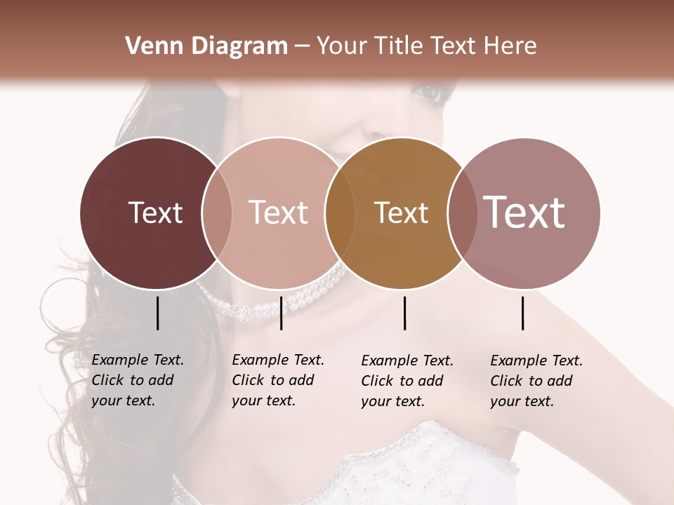 Caucasian Girl Cheerful PowerPoint Template