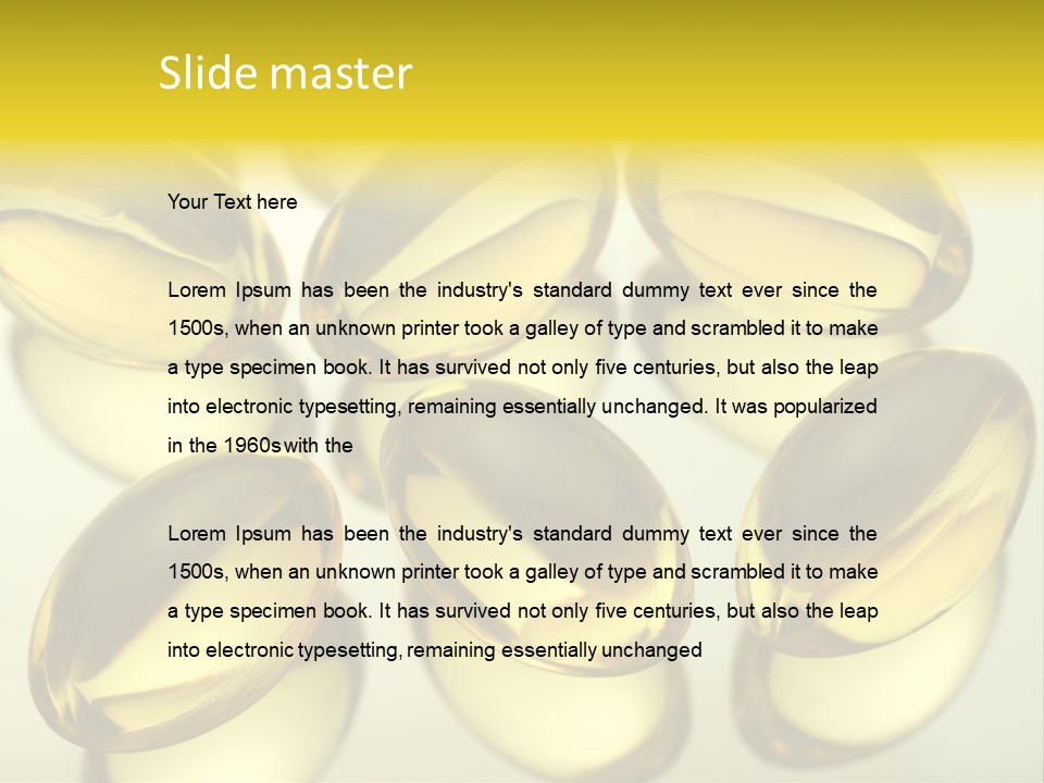 Medical Nutritional Health PowerPoint Template